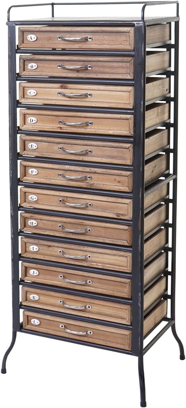 Mendler Placard de pharmacien HWC-A43 Style Shabby 129x55x38cm – Image 11