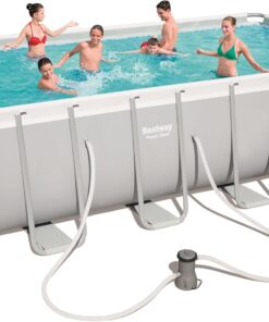 Piscine C/châssis Bestway 56670 Power Steel 488 x 244 x 122h