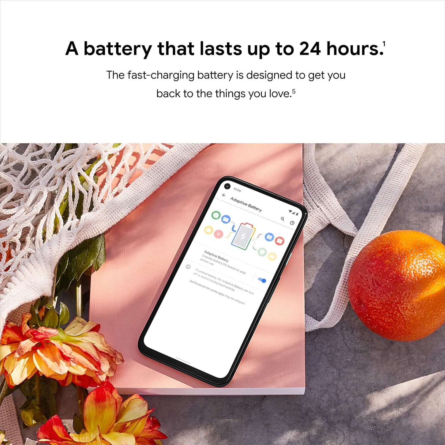 Google Pixel 4a - New Unlocked Android Smartphone - 128 GB of Storage - Up to 24 Hour Battery Just Black (Noir) – Image 7