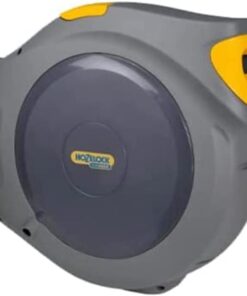 Hozelock Dévidoir Mural FlowMax AutoReel Gros débit avec Tuyau de 30m 25970000
