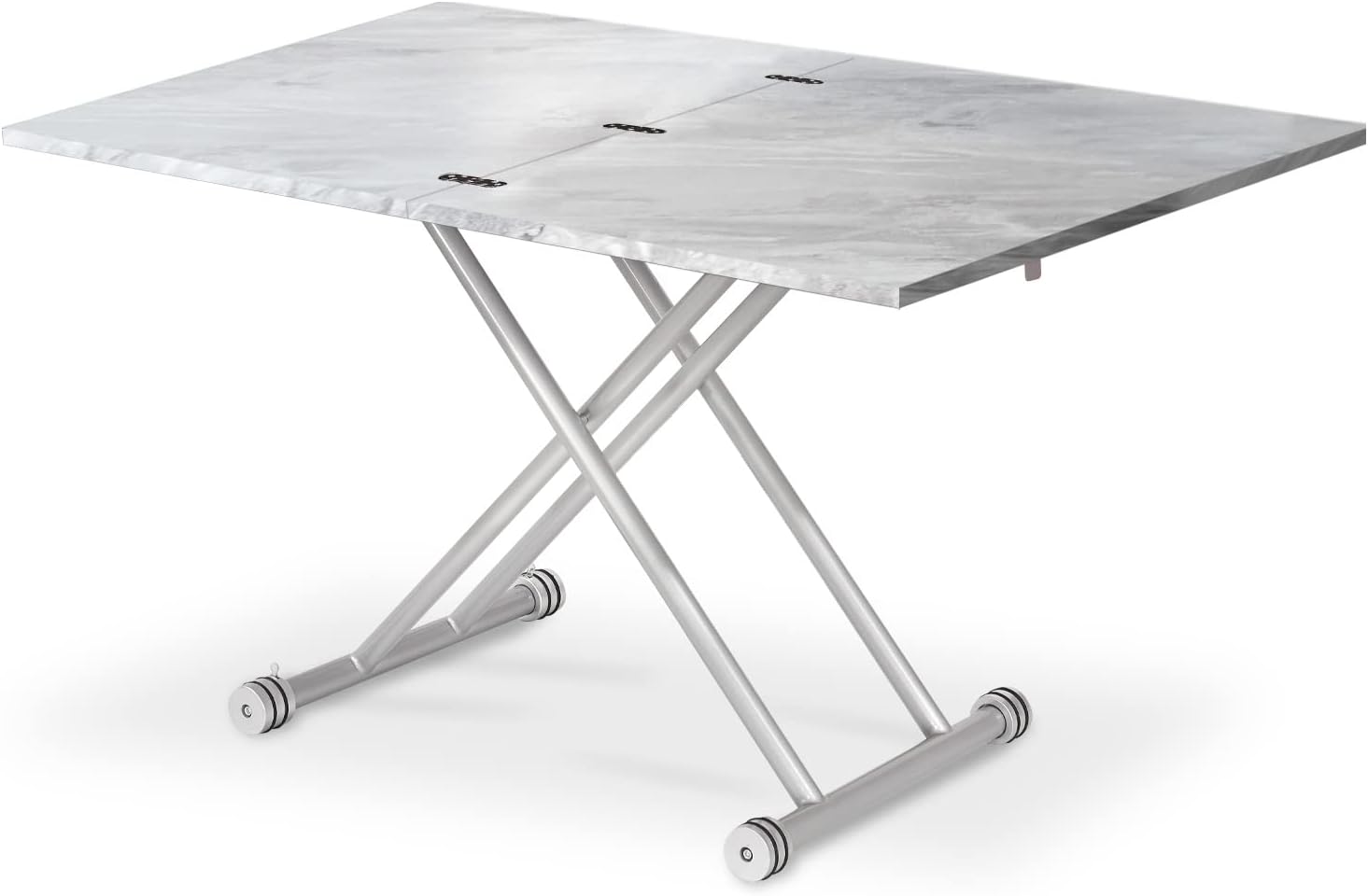 INTENSE DECO Table Basse relevable Philadelphia Effet marbre – Image 4