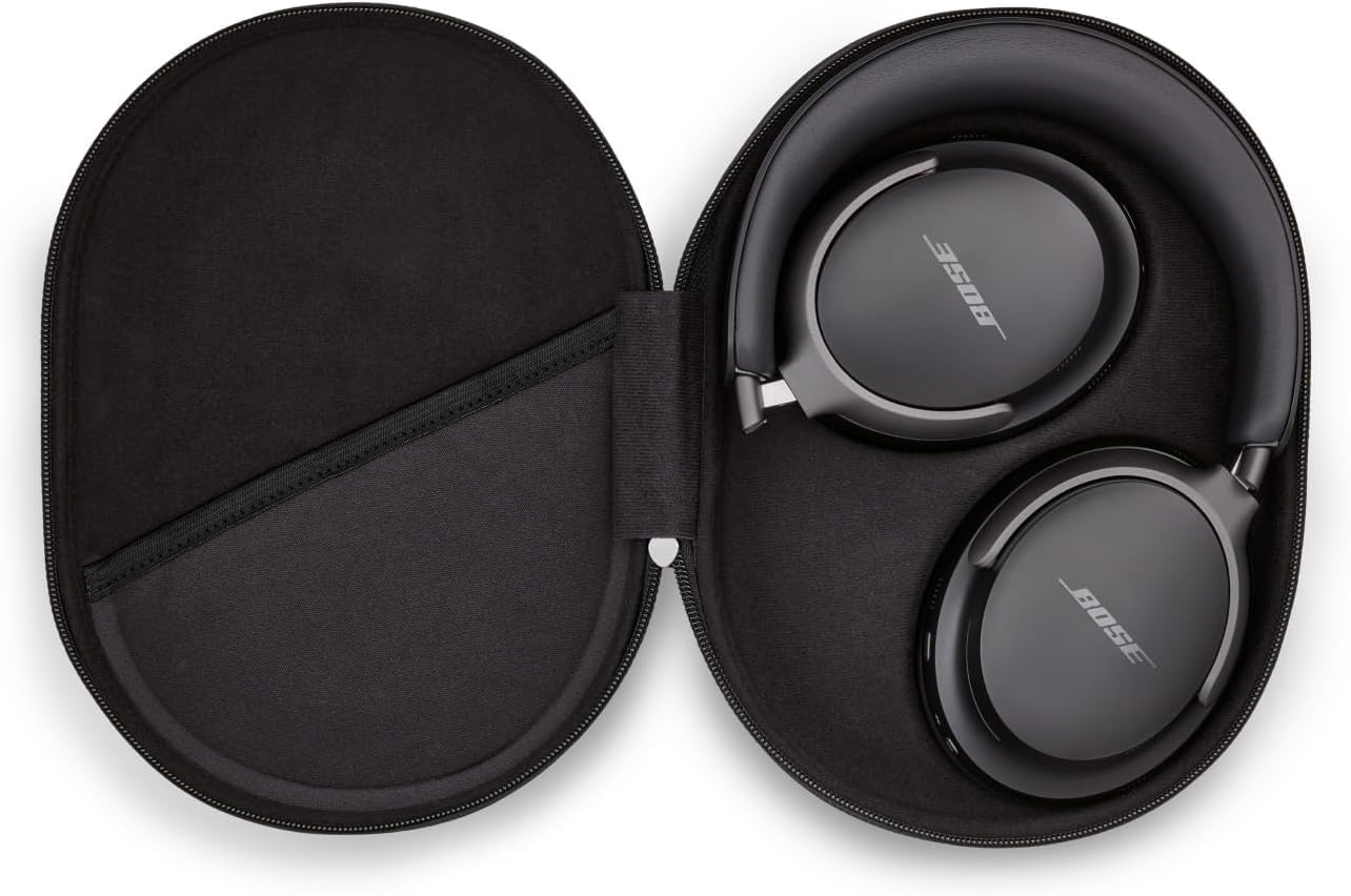 QuietComfort Ultra Headphones, Casque sans fil à réduction de bruit avec audio spatial, Casque Bluetooth confortable avec micro intégré, jusqu’à 24 h d’autonomie de la batterie, Noir – Image 3