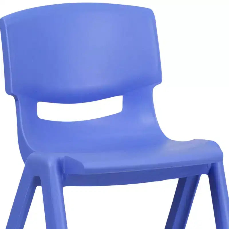 Flash Furniture 10 Pack Plastic Stackable School Chair with 13.25 Seat Height – Image 11