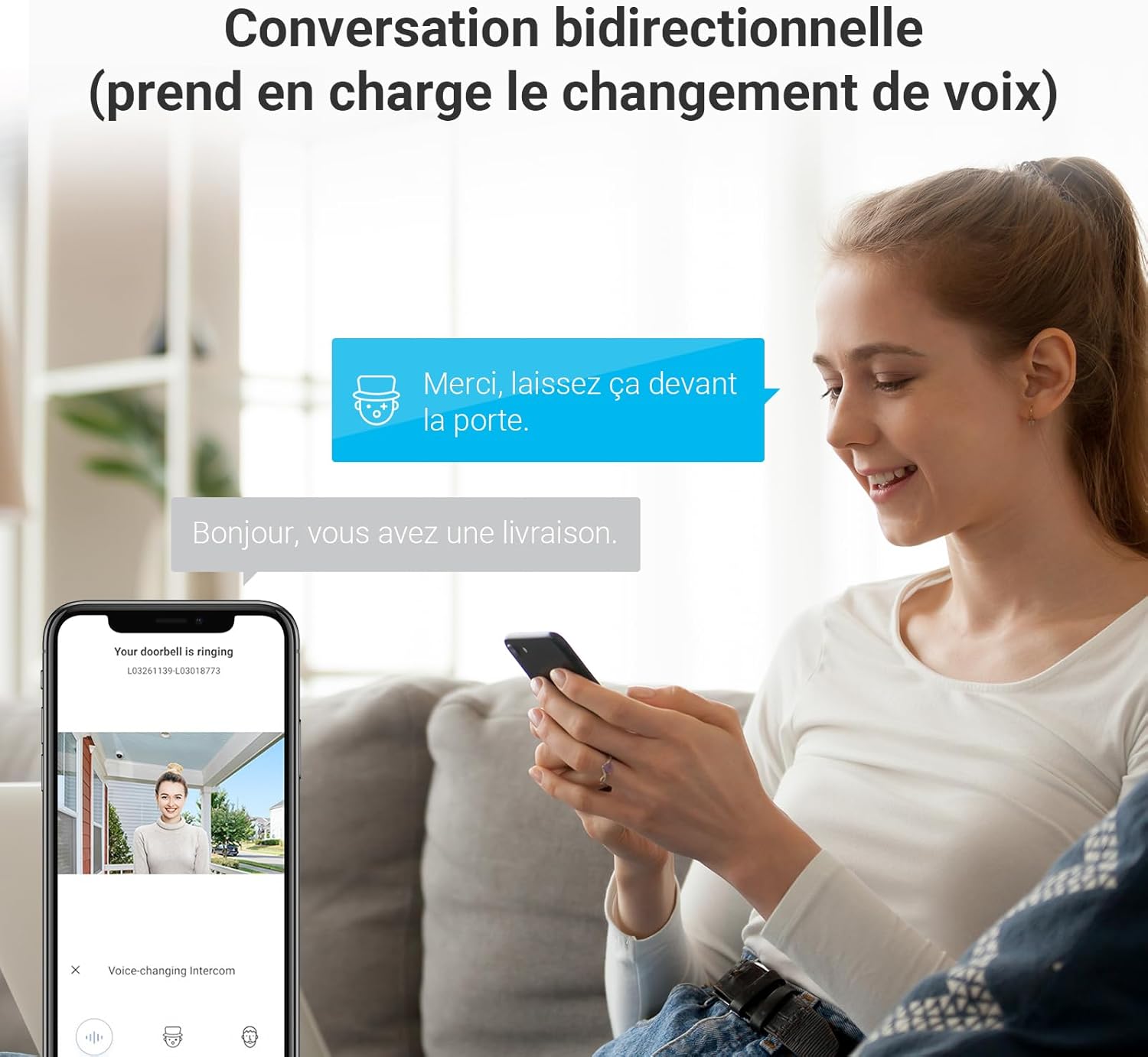 EZVIZ HP7 2K Visiophone Connecté Interphone Vidéo, 7 Pouces Moniteur Tactile, Unlock à Distance, 2 Fils, Détection Humaine, Option RFID, Audio Bidirectionnel, Vision Nocturne, étanche, WiFi dual-Band – Image 6