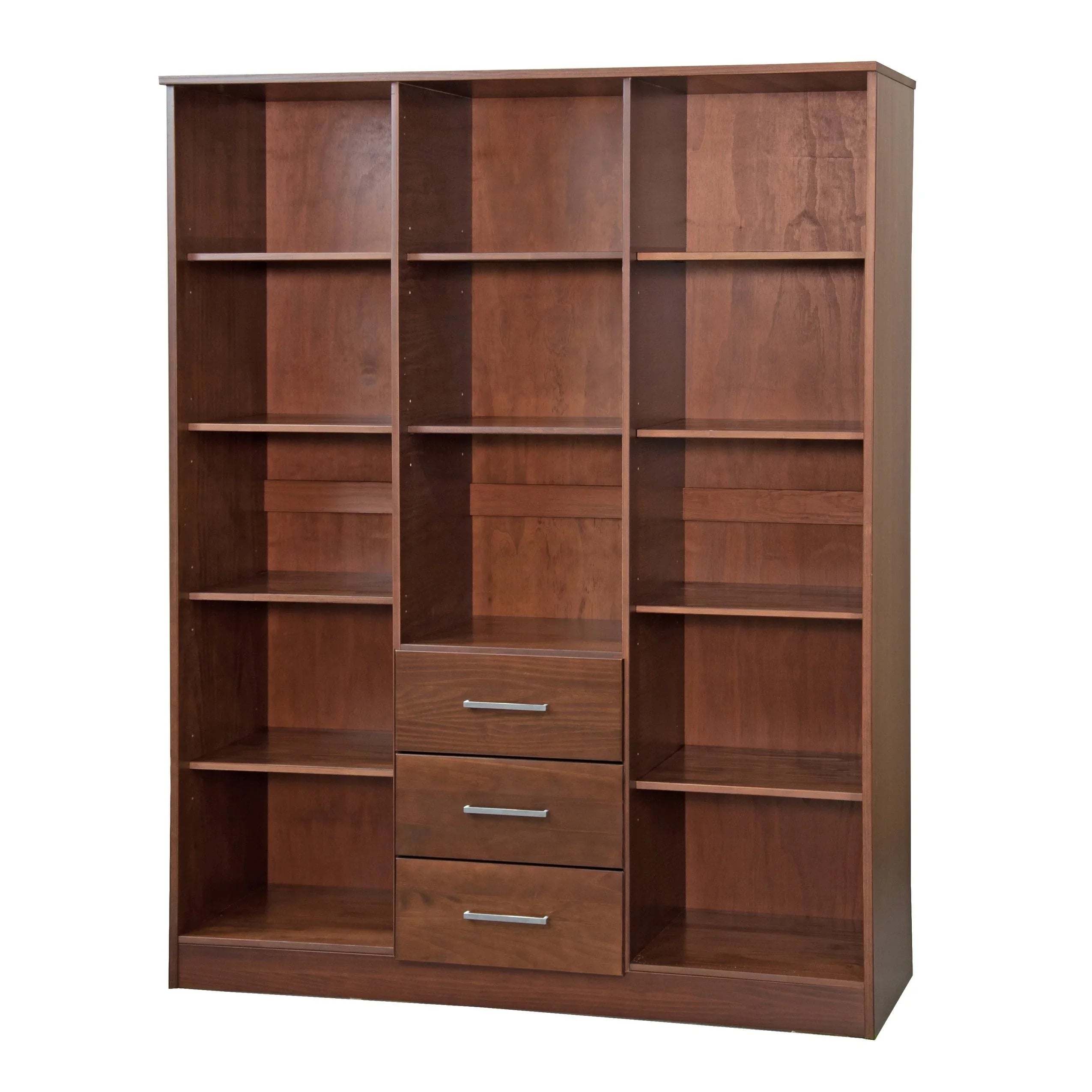 Palace Imports 100% Solid Wood Cosmo 3-Door Wardrobe Armoire with Solid Wood or Mirrored Doors – Image 23