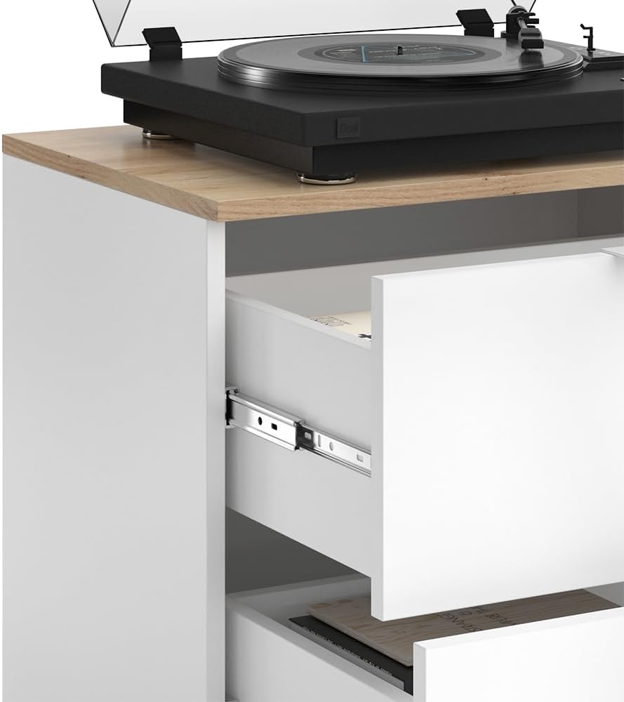 Vicco Meuble-paroi Wido, Blanc/Sonoma, 3 pièces – Image 6