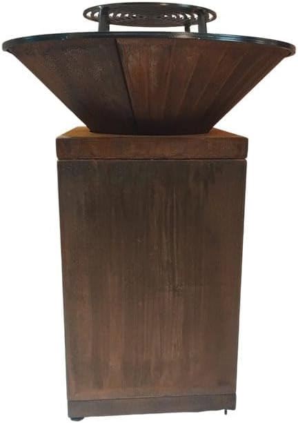 Brasero Acier corten Rond - 75 cm, 12 Personnes, Jardin et extérieur/Barbecues et planchas/Braseros – Image 3