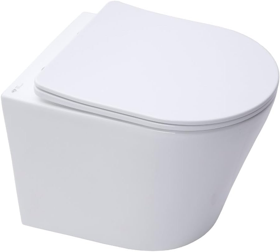 WC Suspendu Pack Complet Accessoires - Pack WC Grohe Bâti autoportant, WC SAT Infinitio sans bride, Plaque chrome, Abattant WC,Cuvette Toilette, Chasse d'eau Wc, Mécanisme – Image 9