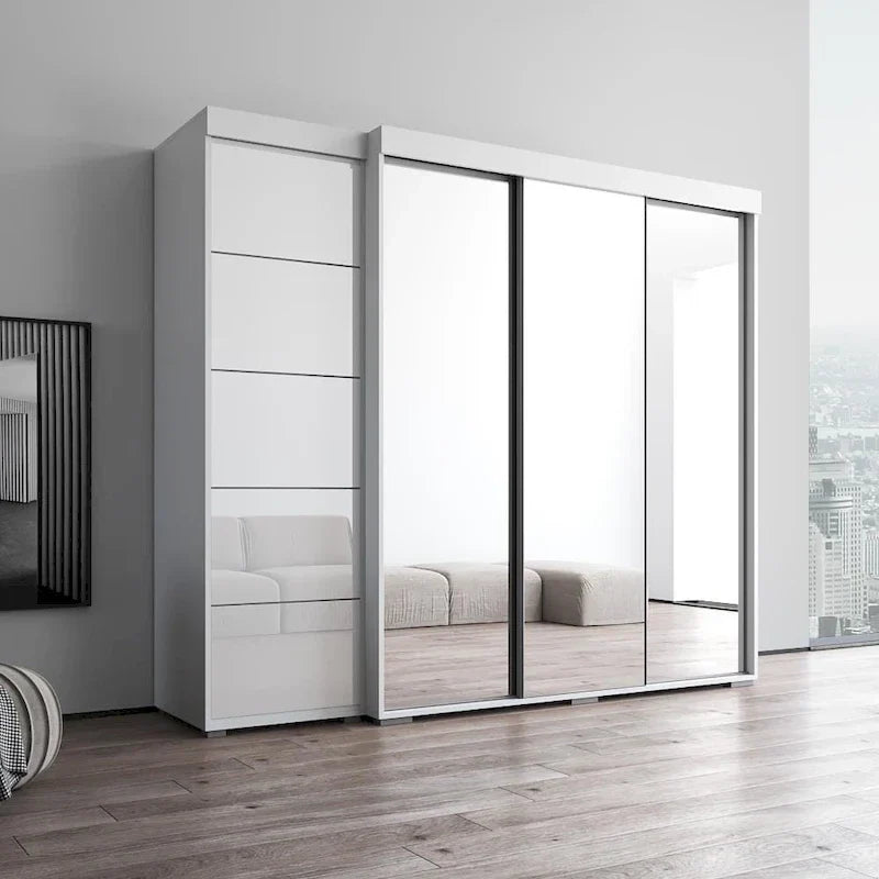 Aria 3D-EX Wardrobe with 3 Mirrors – Image 6