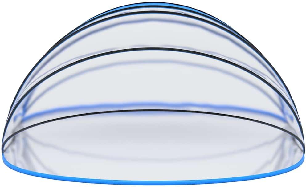 vidaXL Dôme de Piscine Ovale Couverture de Piscine Pavillon de Piscine Tente de Piscine Jardin Extérieur Arrière-Cour 620x410x210 cm – Image 2
