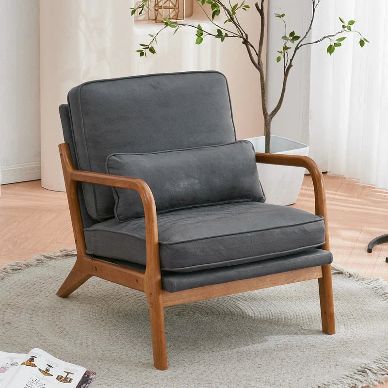 Mid Century Modern Upholstered Accent Chair – Image 47