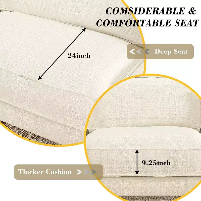 Dyonery 158 Extra Large Modular Sectional Sofa, CHENILLE Fabric with Deep Seat, Tool-Free Assembly – Image 21