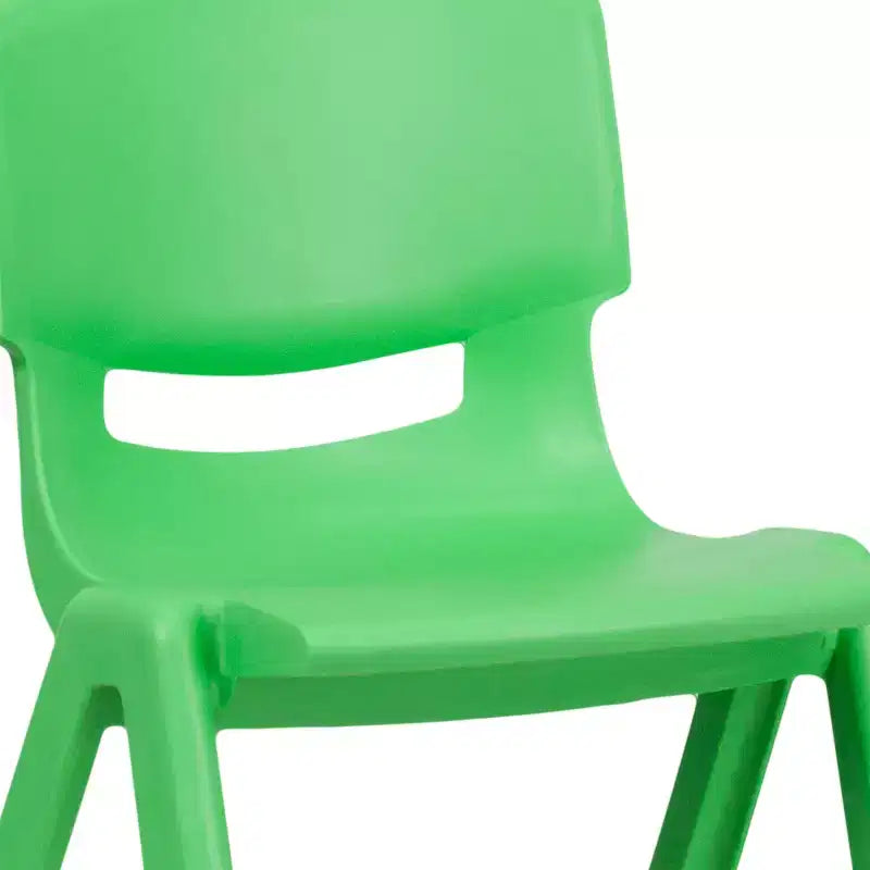 Flash Furniture 10 Pack Plastic Stackable School Chair with 13.25 Seat Height – Image 20