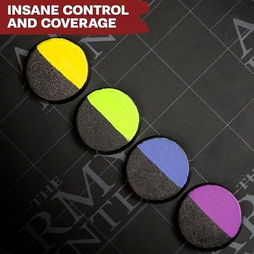 The Army Painter, Warpaints Fanatic Wargamers Set Combo, 102 x 18 ml Peintures Acryliques incl. Métalliques, Lavis, Effets, 2 Pinceaux & 1 Figurine - Ensemble de peinture pour D&D & Warhammer. – Image 4