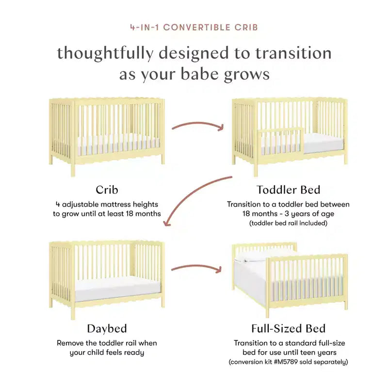 Babyletto Swell 4-in-1 Convertible Crib with Toddler Bed Conversion Kit – Image 52