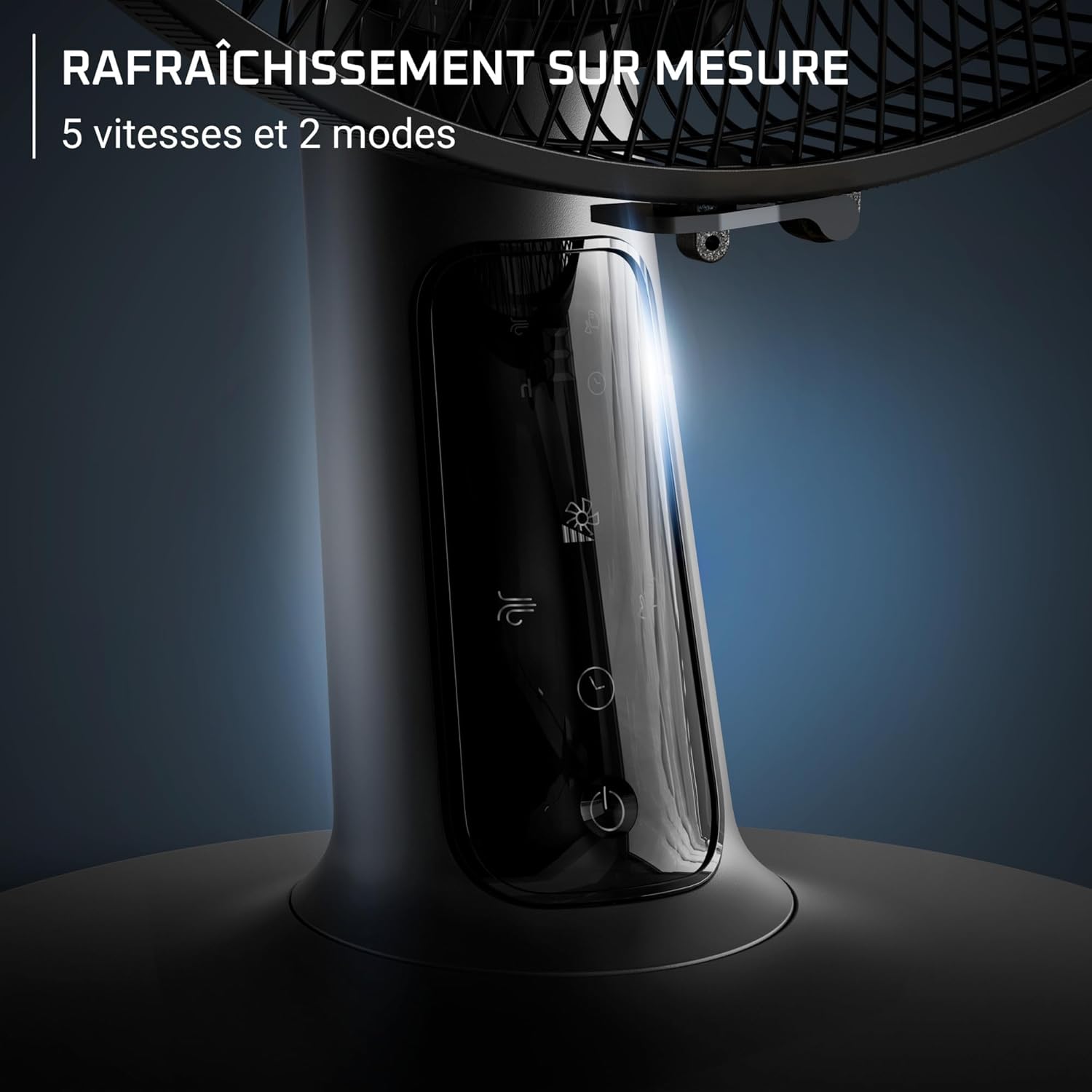 Rowenta Turbo Silence Extreme +, Ventilateur de table, Rafraîchissement intense, Silencieux, Économies d'énergie, VU2750F0 – Image 6