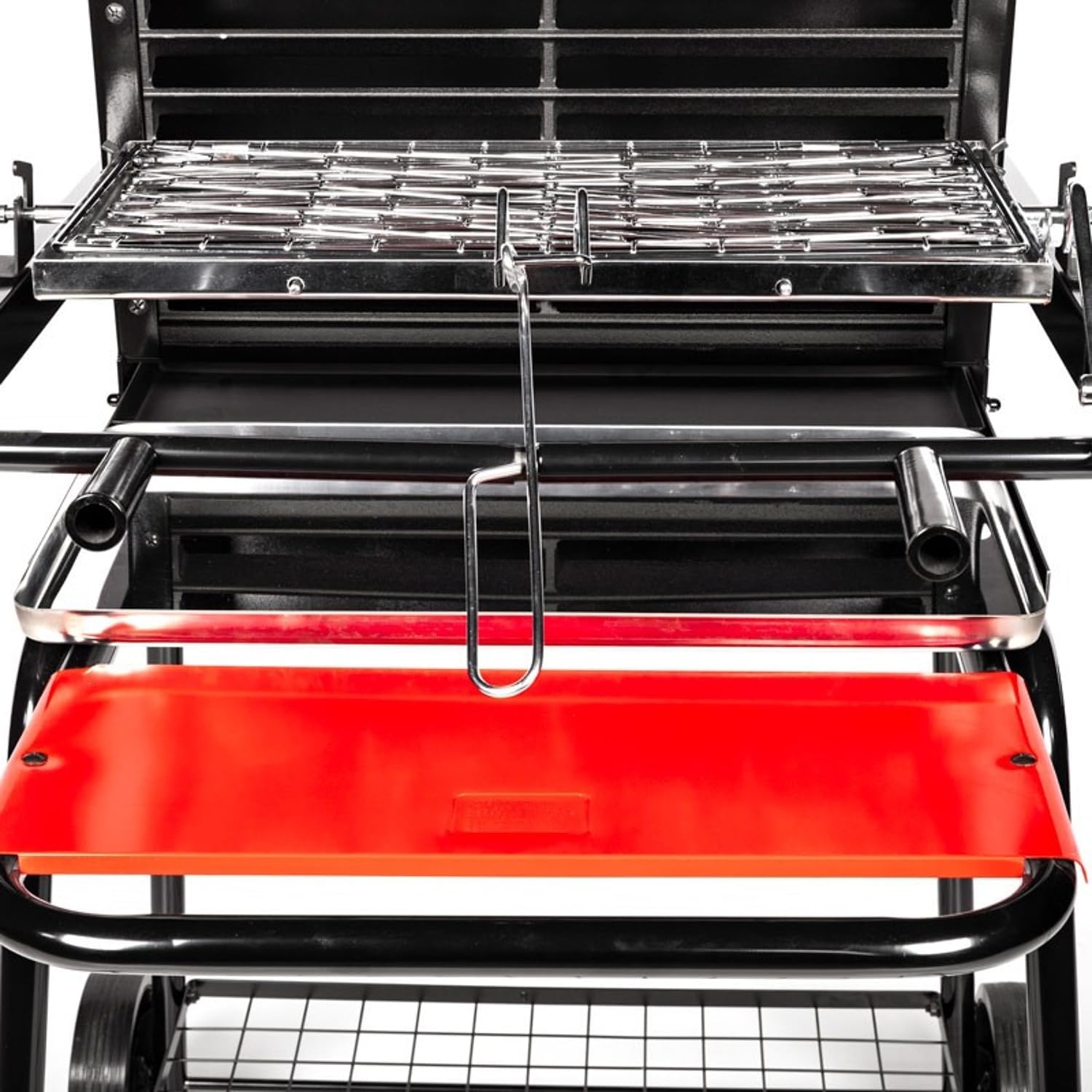 Somagic Barbecue à Charbon Vertical Retournement Grille, Gris JBQ1305006 – Image 10