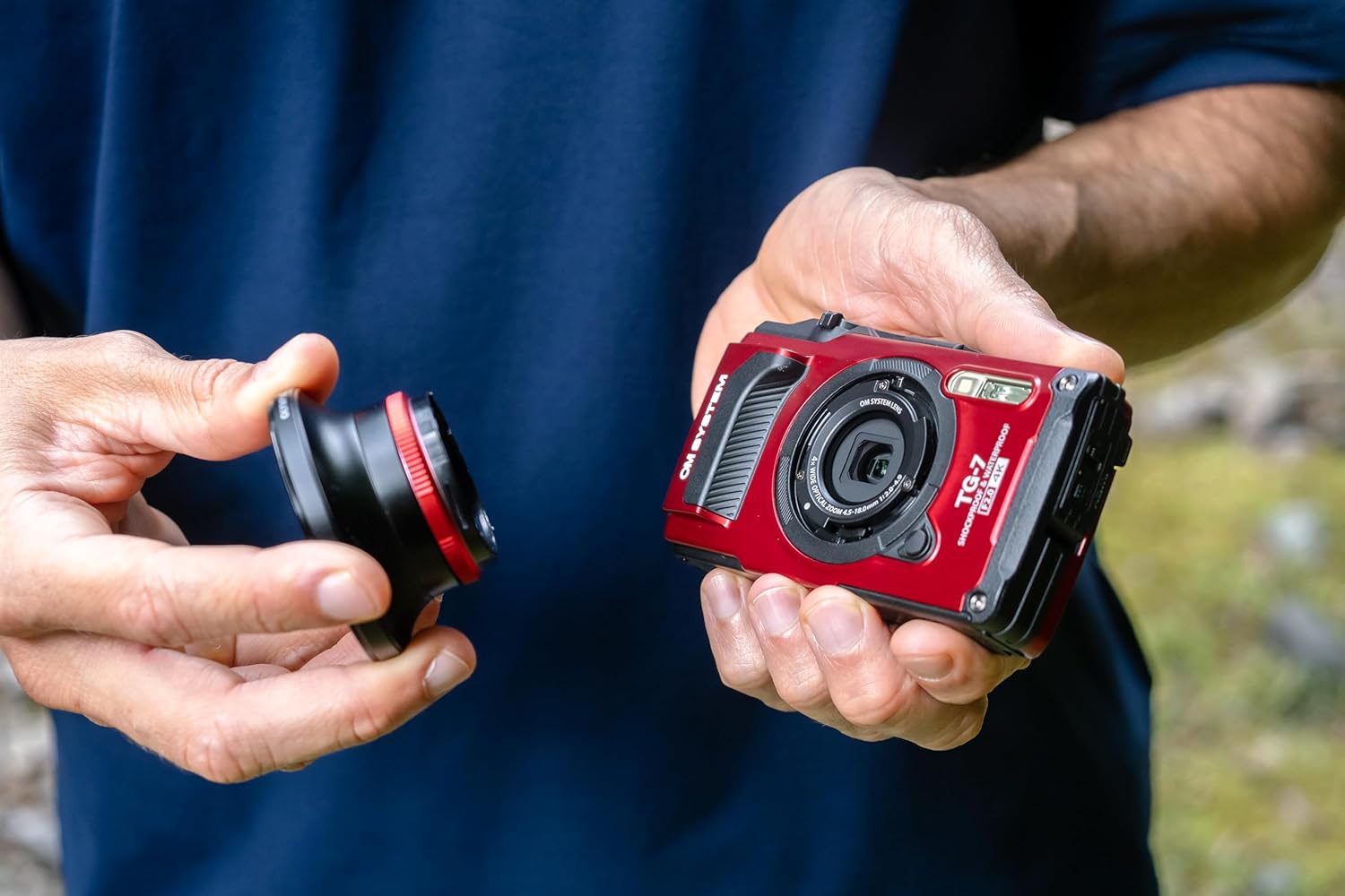 OM SYSTEM Tough TG-7 Rouge, 12 MP, étanche, Antichoc, Modes de Prise de Vue sous-Marine et Macro, vidéo 4K, Zoom 4X Grand-Angle (successeur Olympus TG-6) – Image 5