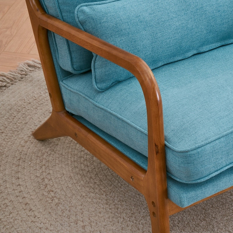 Mid Century Modern Upholstered Accent Chair – Image 50