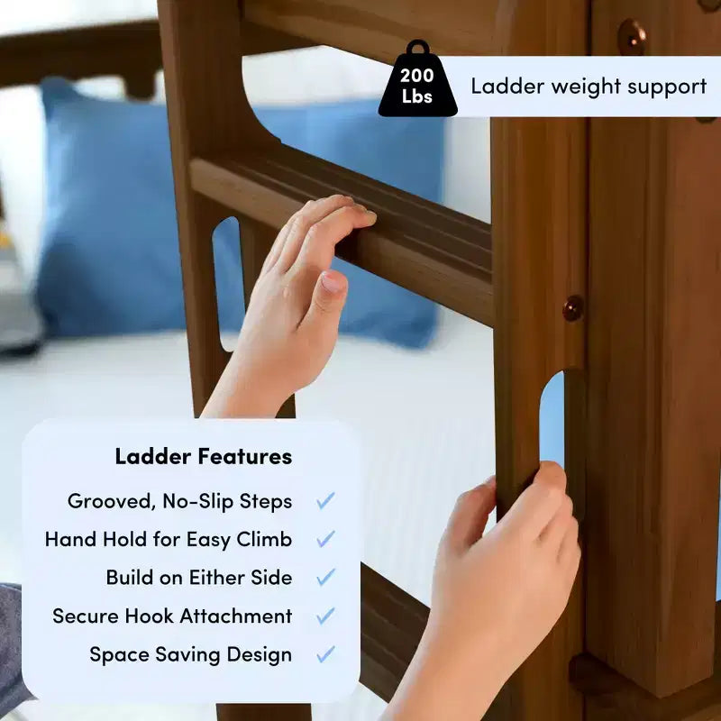 Max & Lily Full over Full Bunk Bed with Trundle Bed – Image 32