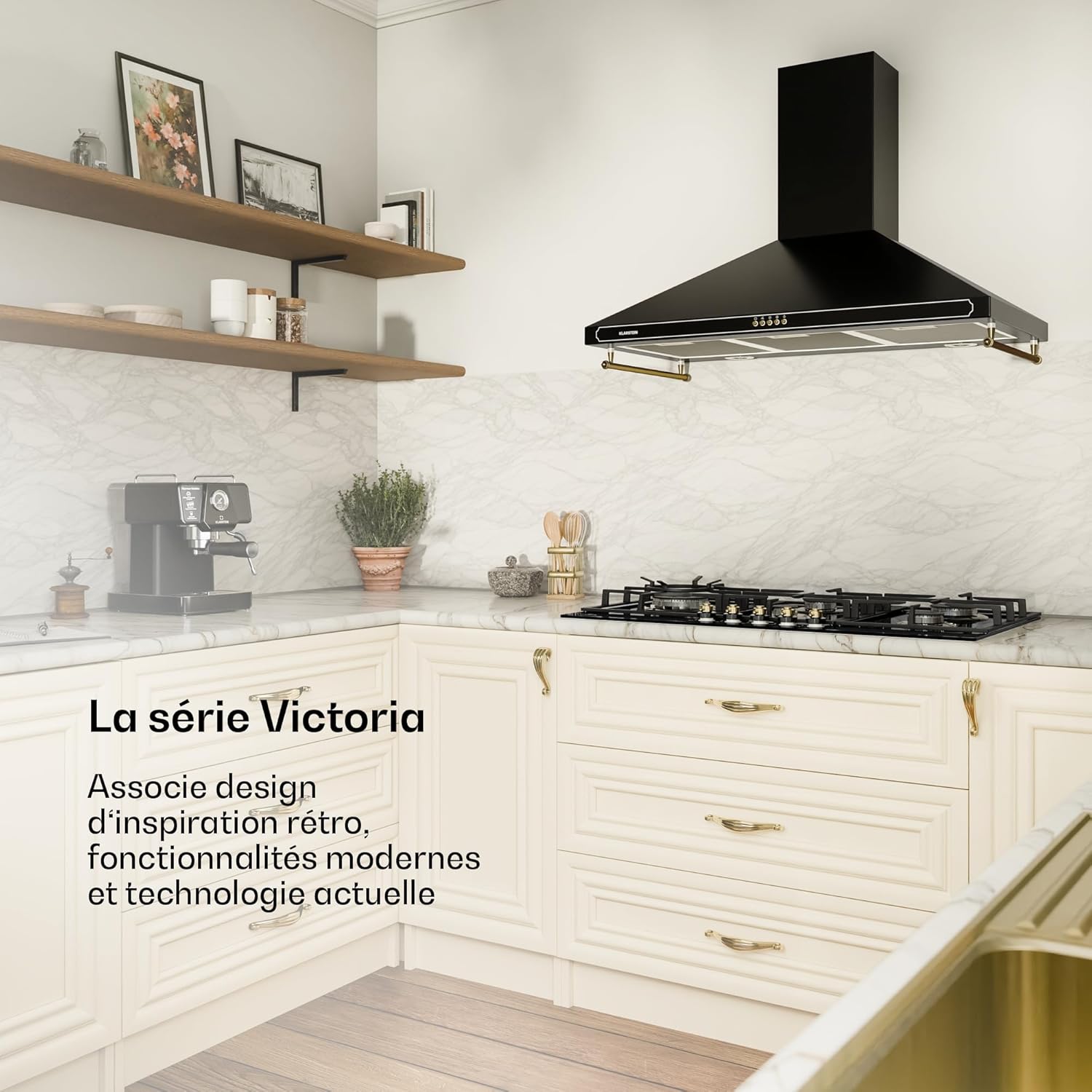 Klarstein Table de Cuisson à Gaz avec 5 Brûleurs – Plaque de Cuisson Encastrable 11100W, Surface en Acier Inoxydable, Compatible GPL – Image 2