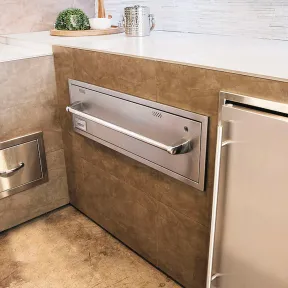 Summerset 36 Built-In Outdoor Warming Drawer In Stainless Steel