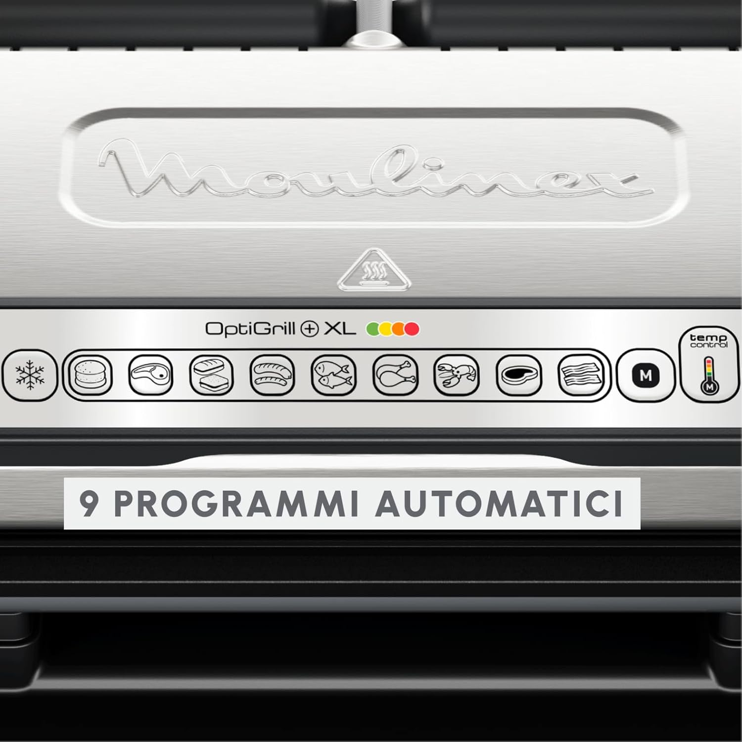 Moulinex Optigrill+ XL Grille électrique d'intérieur idéale pour cuisiner de la viande, du poisson et des légumes, indicateur de cuisson et 9 programmes automatiques, plaques antiadhésives, GI722D – Image 8