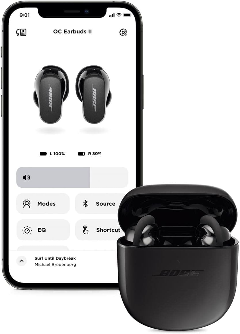 QuietComfort Earbuds II, Écouteurs sans Fil, Bluetooth, écouteurs à Réduction, avec Une Réduction de Bruit et Un Son Personnalisés, Noir – Image 6