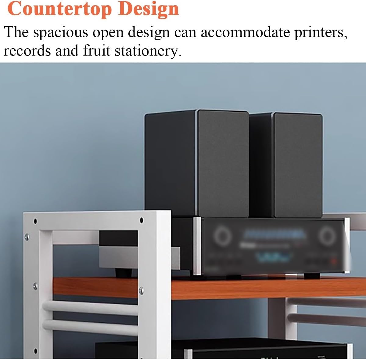 meuble chaine hifi Armoire De Composants Audio/vidéo À 4/5 Niveaux, Armoire AV Moderne, Support De Stockage De Composants Stéréo De Divertissement, Unité Multimédia Robuste For Tourne-disque For Les J – Image 5