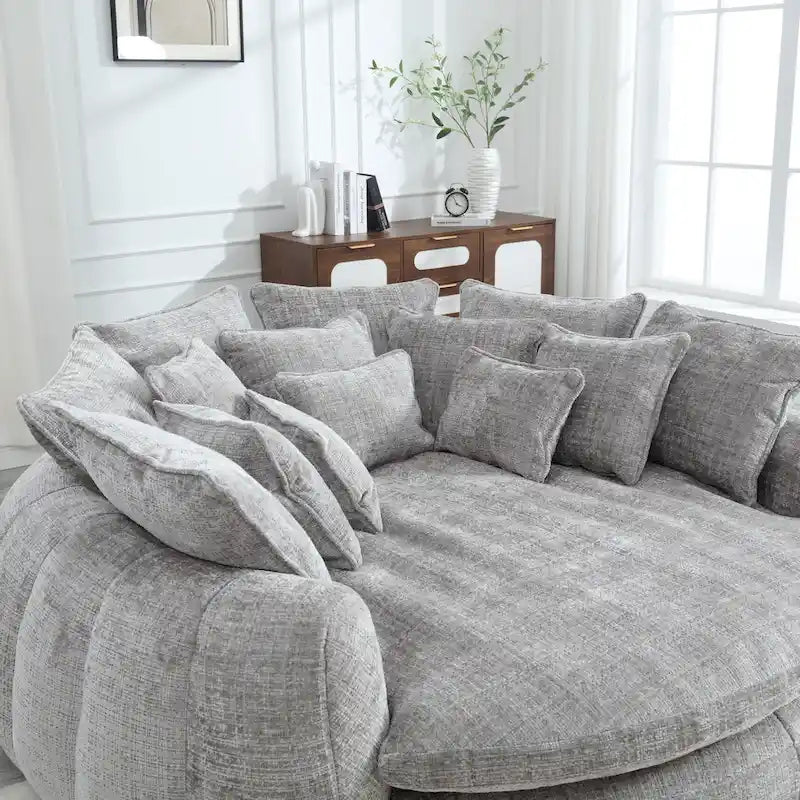 Comfortable Double Loaf Sofa Bed, Oversized Sofa Bed with Armrests – Image 44