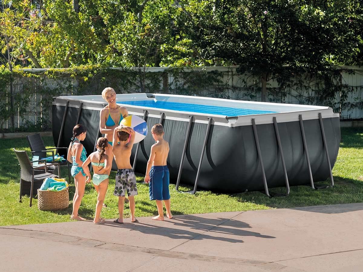 Intex kit Piscine Ultra XTR rectangulaire Tubulaire (l) 5,49 x (l) 2,74 x (h) 1,32m – Image 5