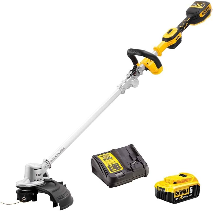 DEWALT DCMST561P1 XR Débroussailleuse sans balais 18 V 1 x 5 Ah Li-ION