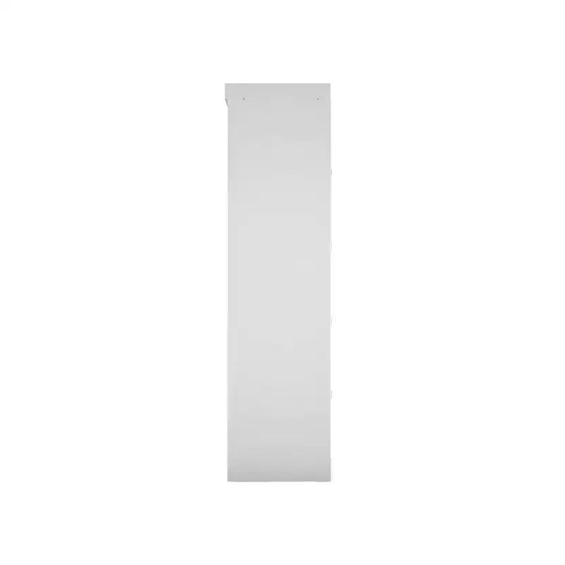 Set of 2 Mulberry 2.0 Wardrobe Closet White - Manhattan Comfort: Bedroom Storage, Hanging Rods, Modern Design – Image 8