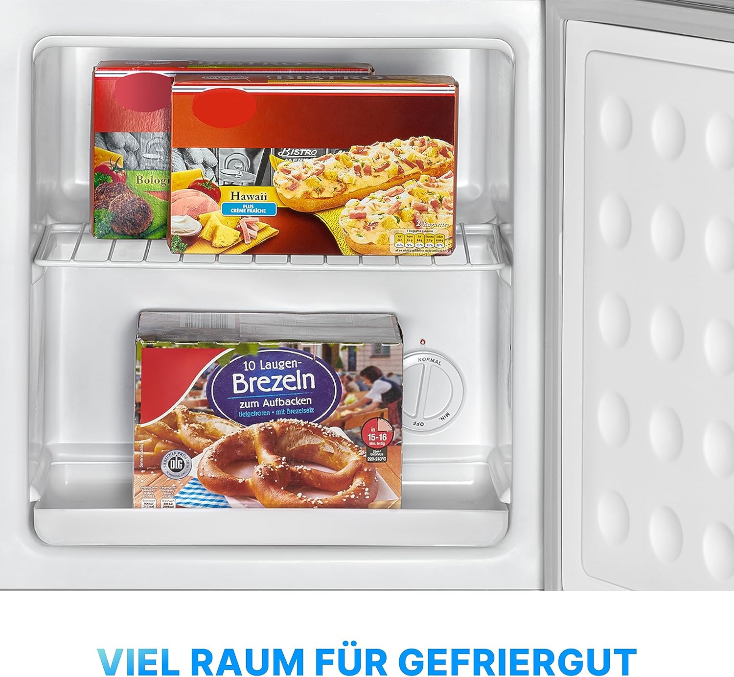 Bomann Congélateur Box 31L | Congélateur avec rangement à grille | fermeture de porte interchangeable et régulation de température en continu | Mini congélateur avec marquage 4 étoiles | GB 341.1 inox – Image 2
