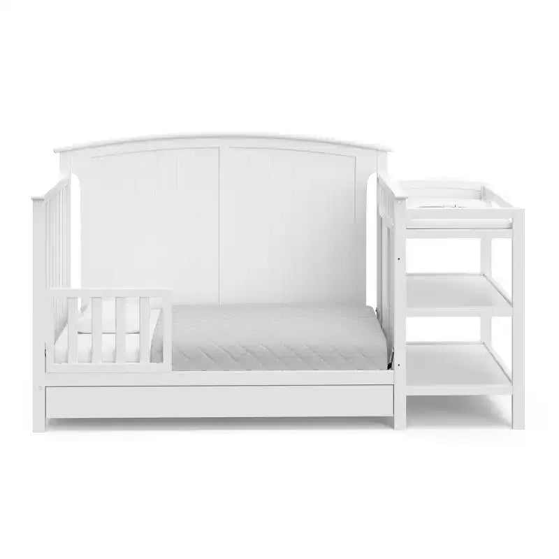Storkcraft Steveston 5-in-1 Convertible Crib and Changer with Drawer – Image 12