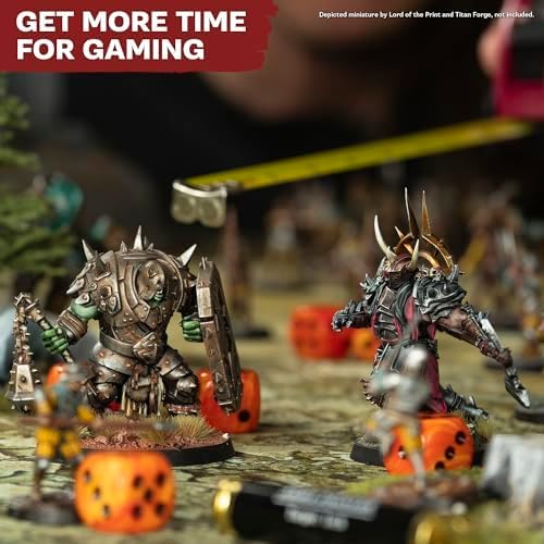 The Army Painter, Warpaints Fanatic Wargamers Set Combo, 102 x 18 ml Peintures Acryliques incl. Métalliques, Lavis, Effets, 2 Pinceaux & 1 Figurine - Ensemble de peinture pour D&D & Warhammer. – Image 3