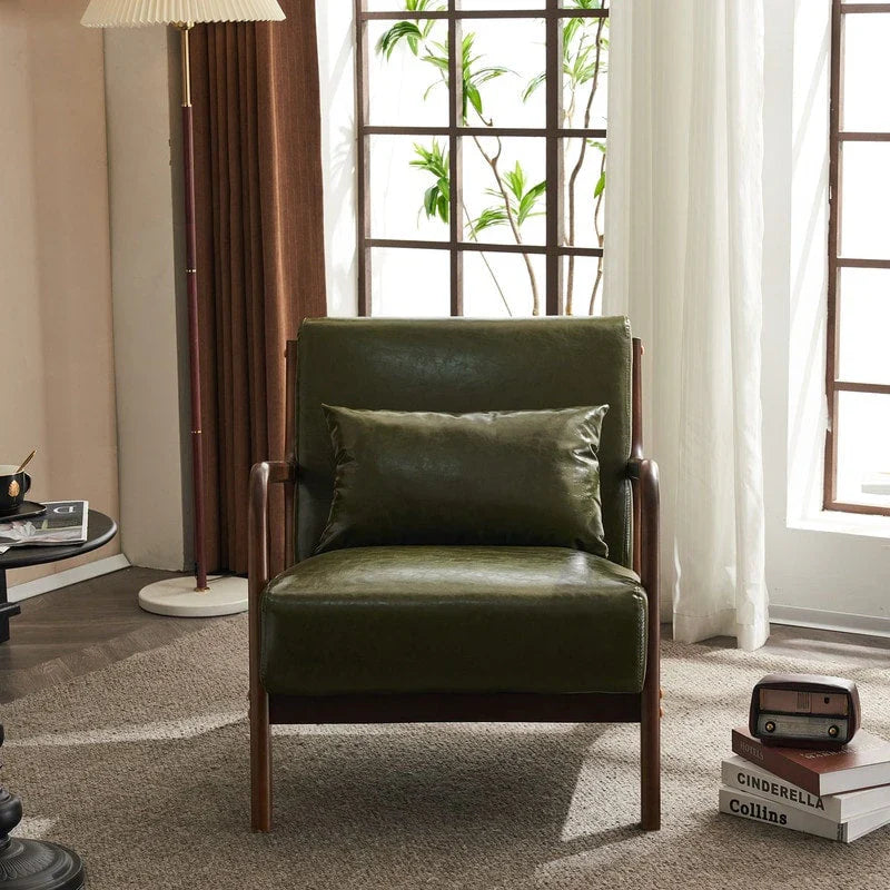 Mid Century Modern Upholstered Accent Chair – Image 61