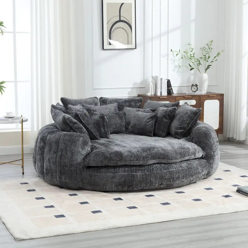 Comfortable Double Loaf Sofa Bed, Oversized Sofa Bed with Armrests – Image 7