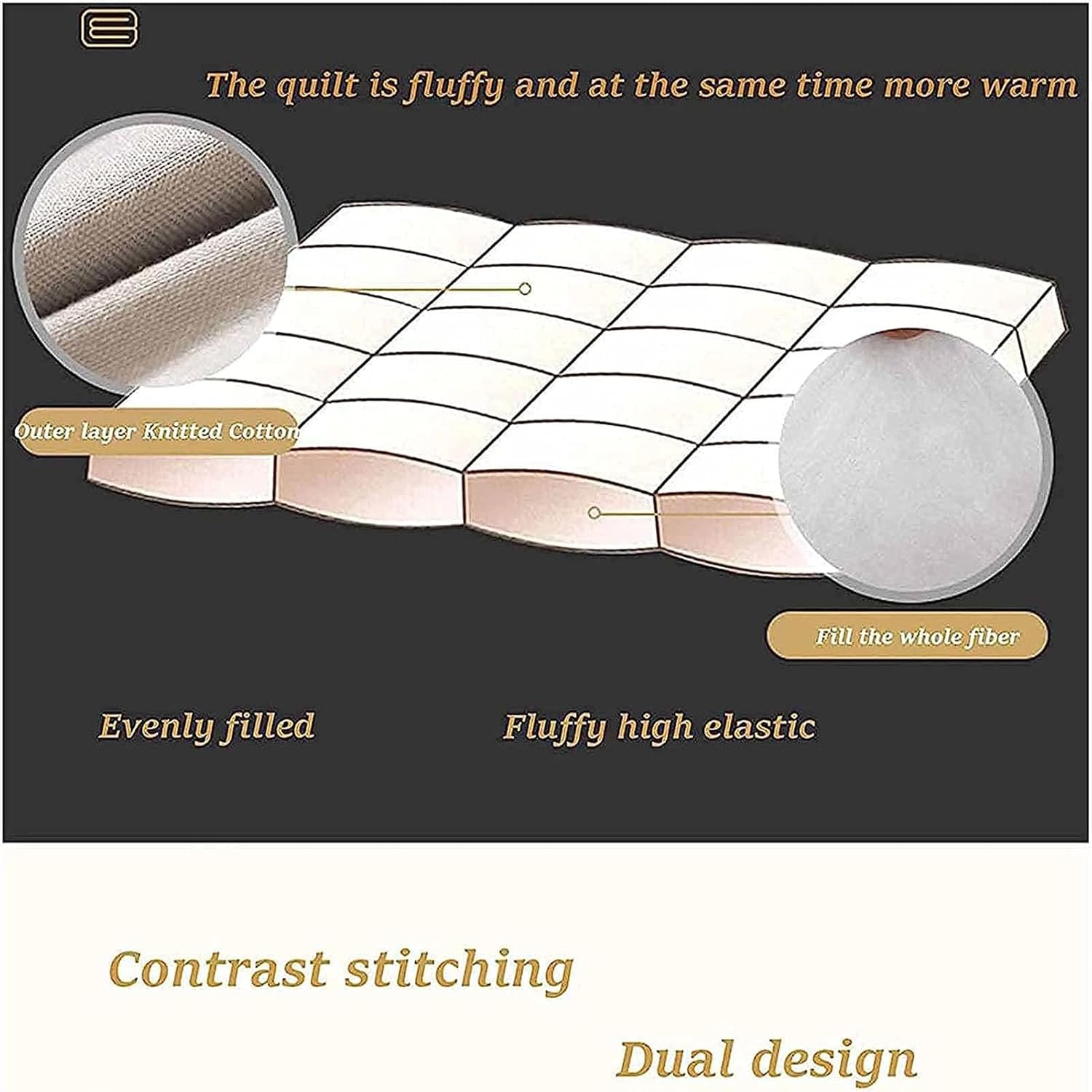 Matelas Futon Pliable épais, Matelas Tatami Japonais Enroulable pour Le Camping, Le Sommeil au Sol, Le Jeu des Enfants, Portable Durable Confortable – Image 7