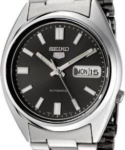 Seiko Montre Mixte Analogique Automatique avec Bracelet en Acier Inoxydable - SNXS79K