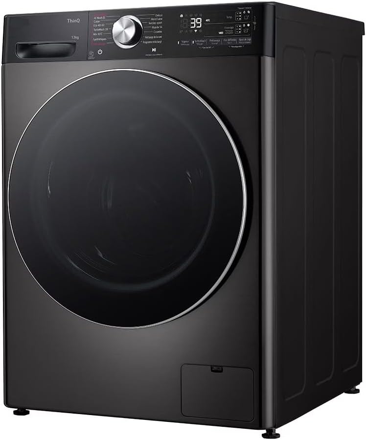 LAVE-LINGE LG F34R92BSTA ouverture hublot 13 kg 1400 trs/min profondeur 61.50 cm – Image 5