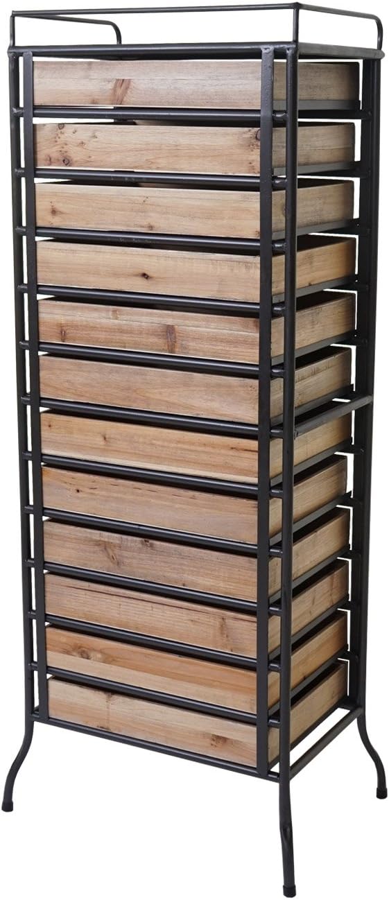Mendler Placard de pharmacien HWC-A43 Style Shabby 129x55x38cm – Image 13