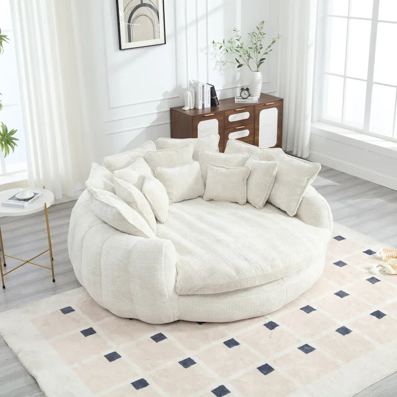 Comfortable Double Loaf Sofa Bed, Oversized Sofa Bed with Armrests – Image 20