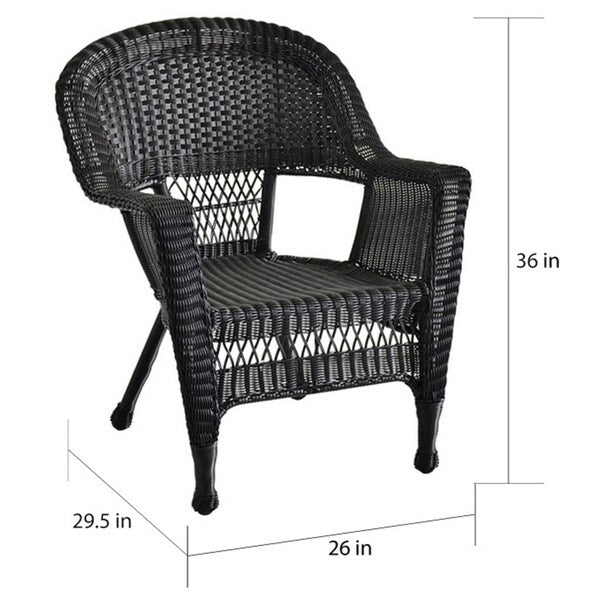Wicker Patio 4-piece Conversation Set – Image 11