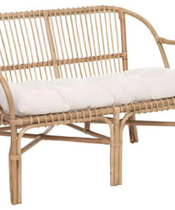 Banc Places Rotin - Blanc