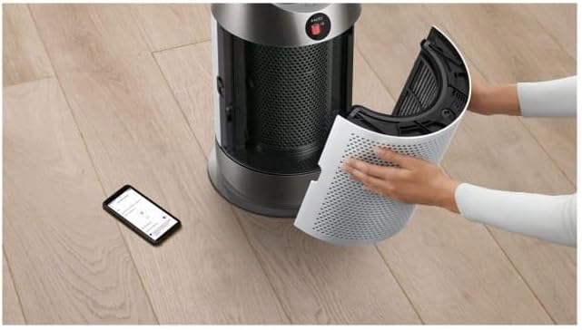 Dyson Purifier Hot+Cool HP1, ventilateur, purificateur d’air et chauffage (Blanc/Argent) – Image 8