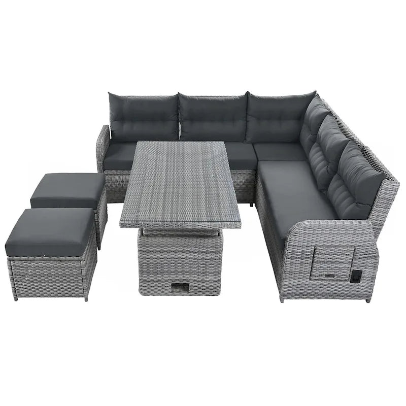 Outdoor Furniture Set Patio Rattan Furniture Set – Image 5