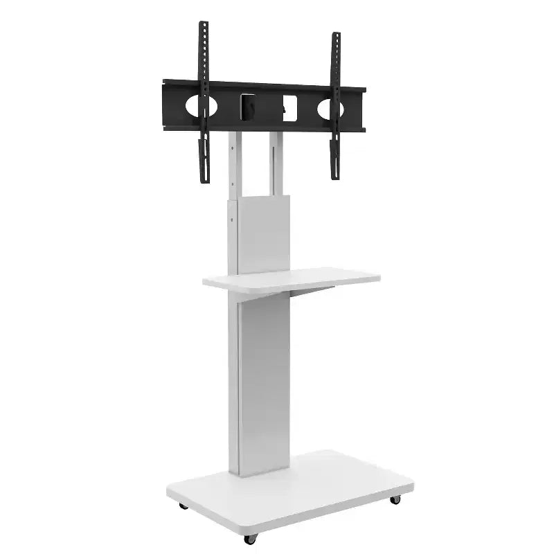 TV Stand for 32-75 TVs, Adjustable Height Mobile TV Cart with Drawer and Wheels for Living Room, Bedroom, Offices -ModernLuxe – Image 41
