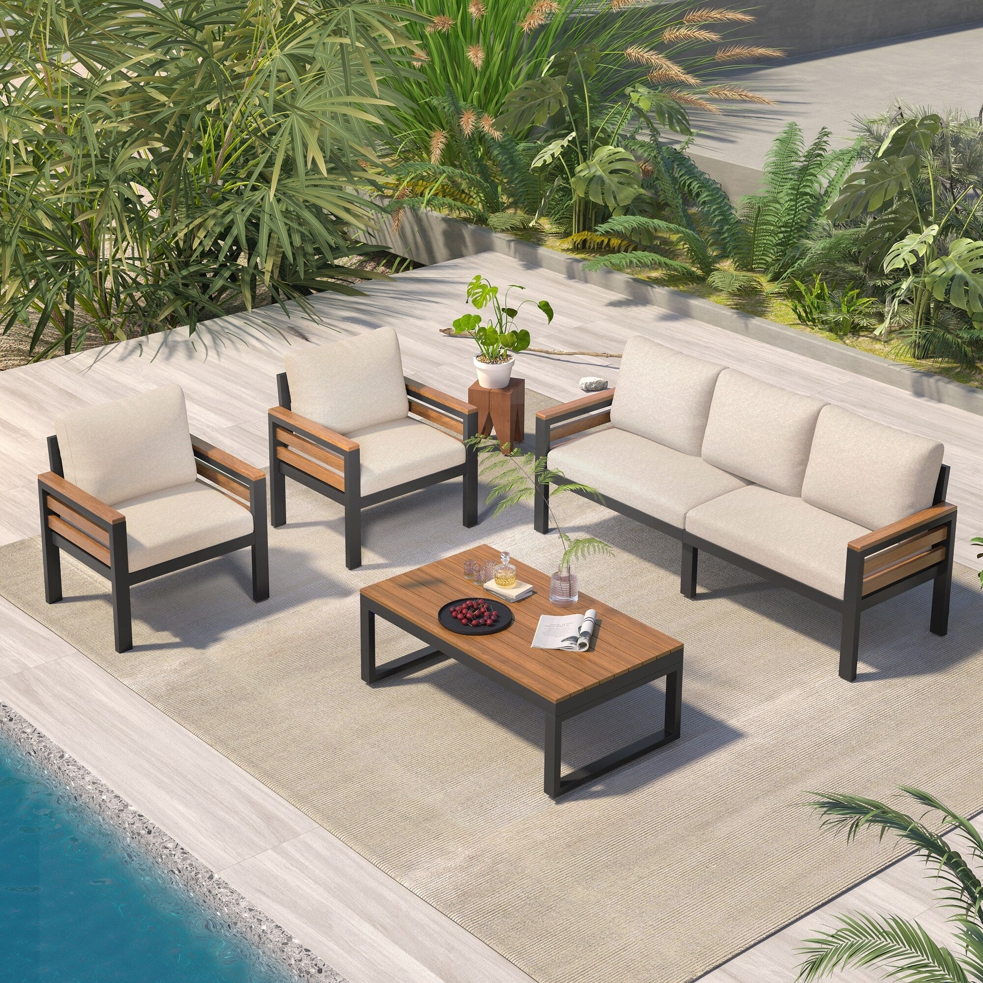 4-Piece Outdoor Furniture Sofa Set – Image 4