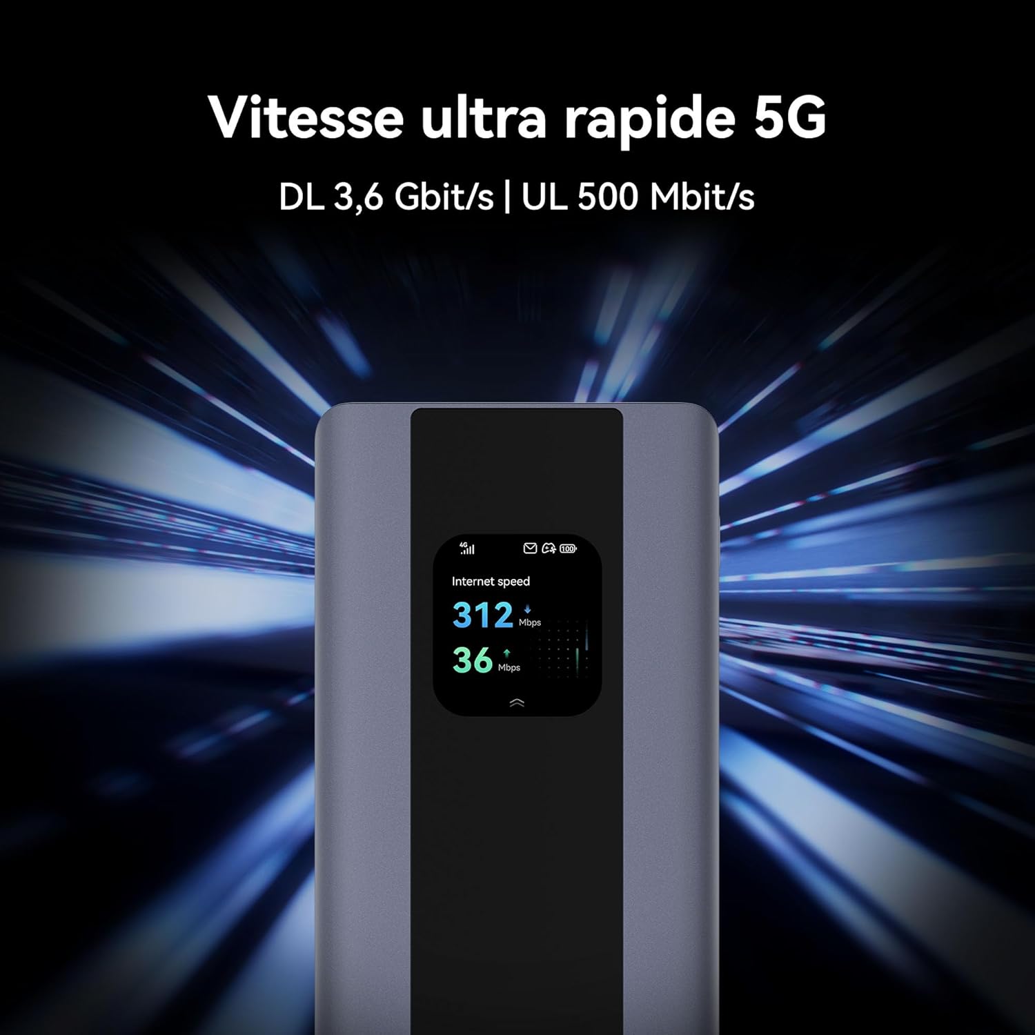 CPE 5s 5G, H153, SIM de routeur 5G,Wi-FI 6 AX3000, DL 3 600 Mbit/s/UL 500 Mbit/s, Antenne à Gain élevé 9 dBi, Port LAN/WAN, Diagnostic Wi-FI visualisé, Haut débit Mesh+ à Domicile, garantie de 30 mois – Image 4